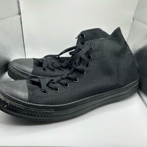 Converse all black size 10